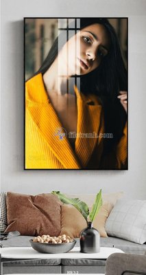 File gốc File tranh quán cắt tóc HR32 (in tráng gương) hiện đại