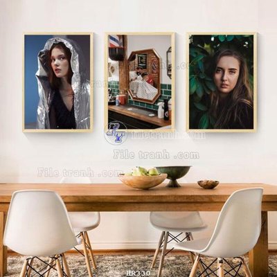 File tranh gốc File tranh quán cắt tóc HR330 (bản quyền) Filetranh.com