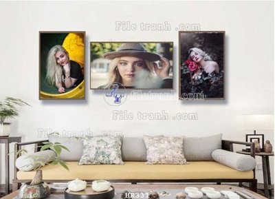 Tải file File tranh quán cắt tóc HR331 (gốc) làm tranh trang trí