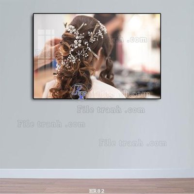 File gốc File tranh quán cắt tóc HR82 (ảnh rõ nét) để in