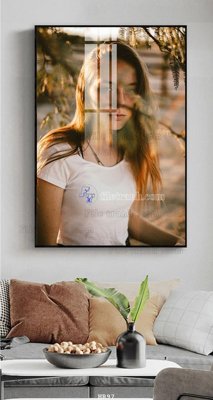 File tranh File tranh quán cắt tóc HR97 (gốc) in vải canvas