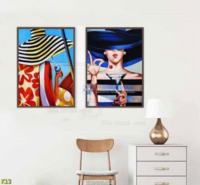 File in mica File tranh treo hiện đại K13 (ảnh gốc) đẹp