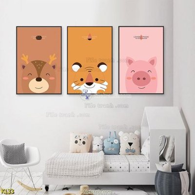 File in ấn File tranh treo hiện đại K133 (bản gốc) chất lượng cao