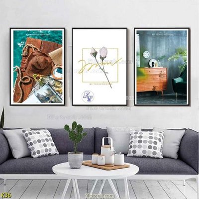 File gốc File tranh treo hiện đại K36 (trang trí) cho phòng khách