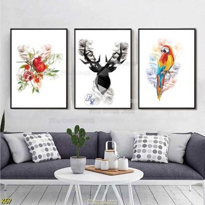 File PSD File tranh treo hiện đại K67 (gốc) cho in quảng cáo