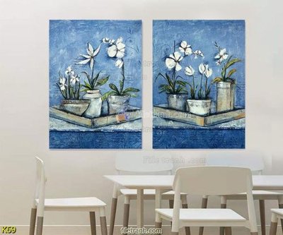 File gốc File tranh treo hiện đại K69 (in tráng gương) ốp tường