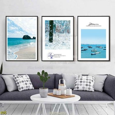 File gốc File tranh treo hiện đại K95 (trang trí) phòng làm việc