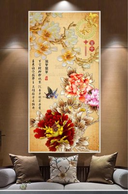 Ảnh gốc File tranh hiện đại pha lê gương KF100017 (độ nét cao) in mica