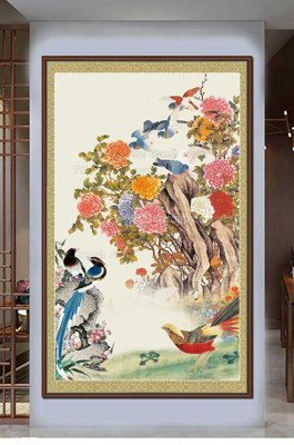 File in ấn chuyên nghiệp File tranh hiện đại pha lê gương KF100048 (file gốc)