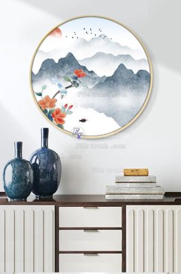 File gốc File tranh hiện đại pha lê gương KF100080 (in lụa) chi tiết cao