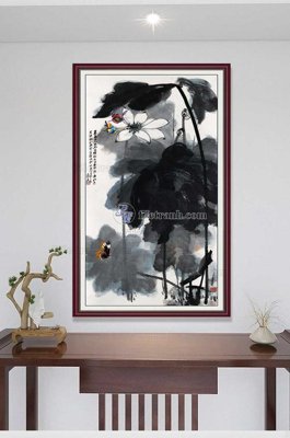 Chi tiết file ảnh File tranh hiện đại pha lê gương KF100146 sắc nét