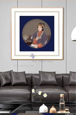 File gốc File tranh hiện đại pha lê gương KF100179 (dành cho trang trí nội thất)