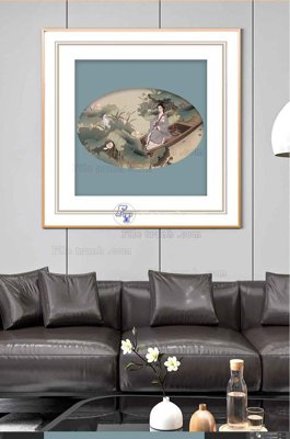 File in trần File tranh hiện đại pha lê gương KF100183 (bản gốc 3D) sống động