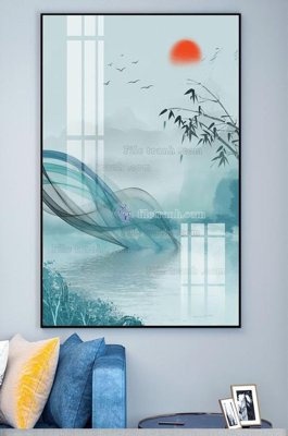 Tải file gốc File tranh hiện đại pha lê gương KF100235 (in bạt) quảng cáo