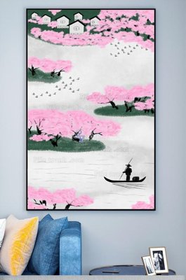 File gốc File tranh hiện đại pha lê gương KF100246 (PSD/TIFF) độ phân giải cao