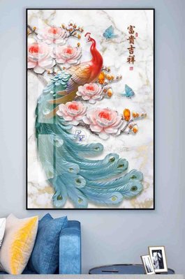 File gốc File tranh hiện đại pha lê gương KF100270 (in tráng gương) hiện đại