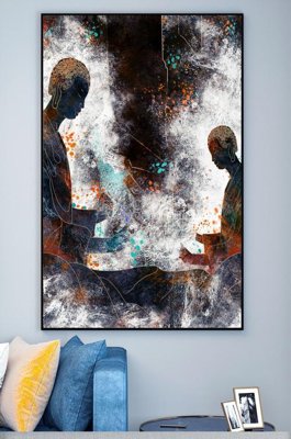 File in trần File tranh hiện đại pha lê gương KF100383 (bản gốc) 5D