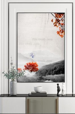 File ảnh File tranh hiện đại pha lê gương KF100420 (gốc) in decal dán tường