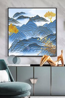 File tranh in mica File tranh hiện đại pha lê gương KF100430 (độ phân giải cao)