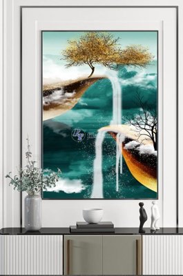 Download file File tranh hiện đại pha lê gương KF100435 (gốc) cho xưởng in