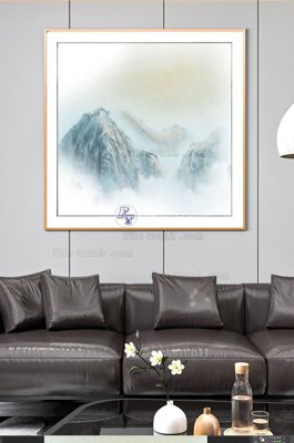 Tải file File tranh hiện đại pha lê gương KF100549 (gốc) chủ đề tâm linh