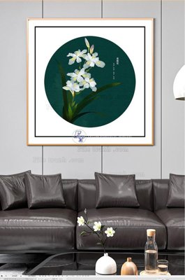 File tranh in mica File tranh hiện đại pha lê gương KF100555 (độ phân giải cao)