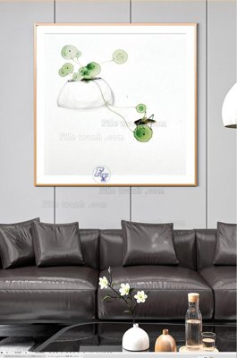 File tranh File tranh hiện đại pha lê gương KF100560 (gốc) in film