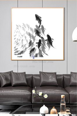 File tranh File tranh hiện đại pha lê gương KF100576 (bản gốc) treo quán cafe