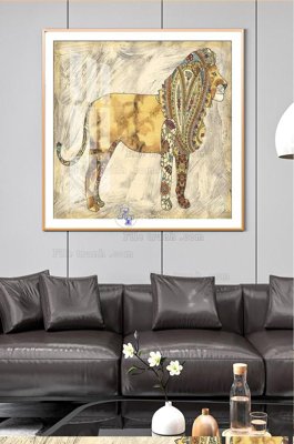 Download file gốc File tranh hiện đại pha lê gương KF100595 (in lụa) nghệ thuật