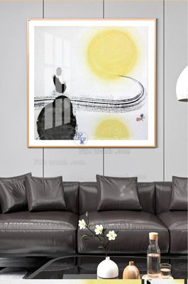 File gốc File tranh hiện đại pha lê gương KF100606 (trang trí) cho phòng khách