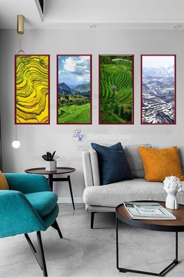 File tranh gốc File tranh hiện đại pha lê gương KF100683 (bản đẹp) độc quyền