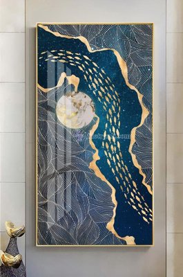 File ảnh File tranh hiện đại pha lê gương KF100687 (gốc) in Hiflex