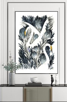 File tranh File tranh hiện đại pha lê gương KF100707 (bản gốc) treo quán cafe