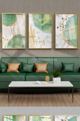 File gốc in mica File tranh hiện đại pha lê gương KF100728 chất lượng