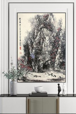 File tranh in trần File tranh hiện đại pha lê gương KF100738 (ảnh gốc siêu nét)