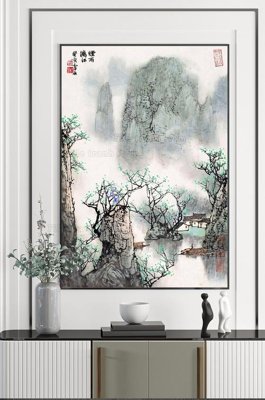 File gốc File tranh hiện đại pha lê gương KF100757 (bản quyền) cho in ấn