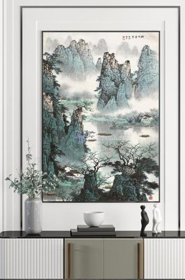 File gốc File tranh hiện đại pha lê gương KF100784 (chuẩn màu) cho in offset