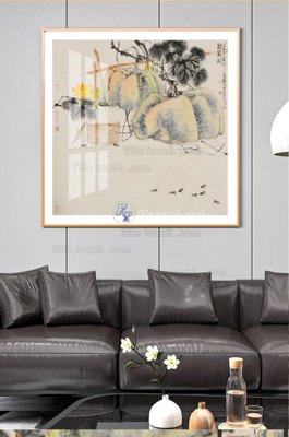 File tranh trang trí File tranh hiện đại pha lê gương KF100807 (tải file gốc)