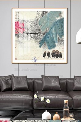 File PSD File tranh hiện đại pha lê gương KF100816 (bản gốc) chất lượng nhất