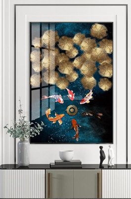 Hình ảnh file gốc File tranh hiện đại pha lê gương KF100831 cho in UV