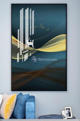 File gốc File tranh hiện đại pha lê gương KF100948 (trang trí) phòng trẻ em