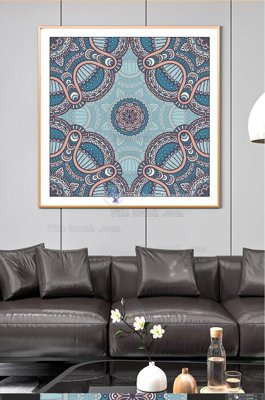 File tranh in mica File tranh hiện đại pha lê gương KF100993 (độ phân giải cao)