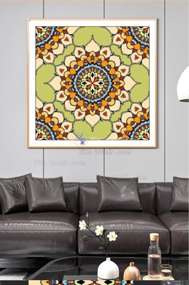 File in ấn File tranh hiện đại pha lê gương KF100998 (bản gốc) cao cấp