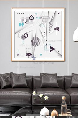 File gốc File tranh hiện đại pha lê gương KF101009 (in ấn) không giới hạn