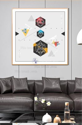 File gốc File tranh hiện đại pha lê gương KF101021 (cho in UV) siêu nét