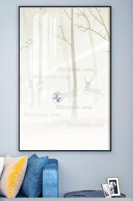 Tải file File tranh hiện đại pha lê gương KF101033 (gốc) chủ đề tâm linh