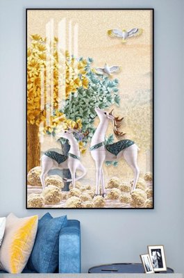 Mua file tranh gốc File tranh hiện đại pha lê gương KF101053 tại Filetranh.com