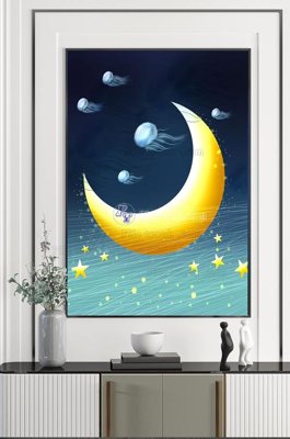 File tranh in tráng gương File tranh hiện đại pha lê gương KF101106 (siêu nét)