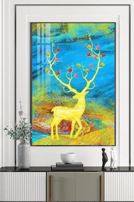 File gốc File tranh hiện đại pha lê gương KF101107 (in 3D) nghệ thuật