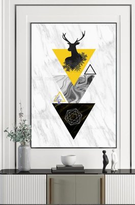 File PSD File tranh hiện đại pha lê gương KF101116 (gốc) nhiều lớp (multi-layer)